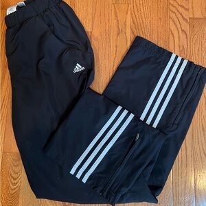 Adidas Black and White Athletic Pants